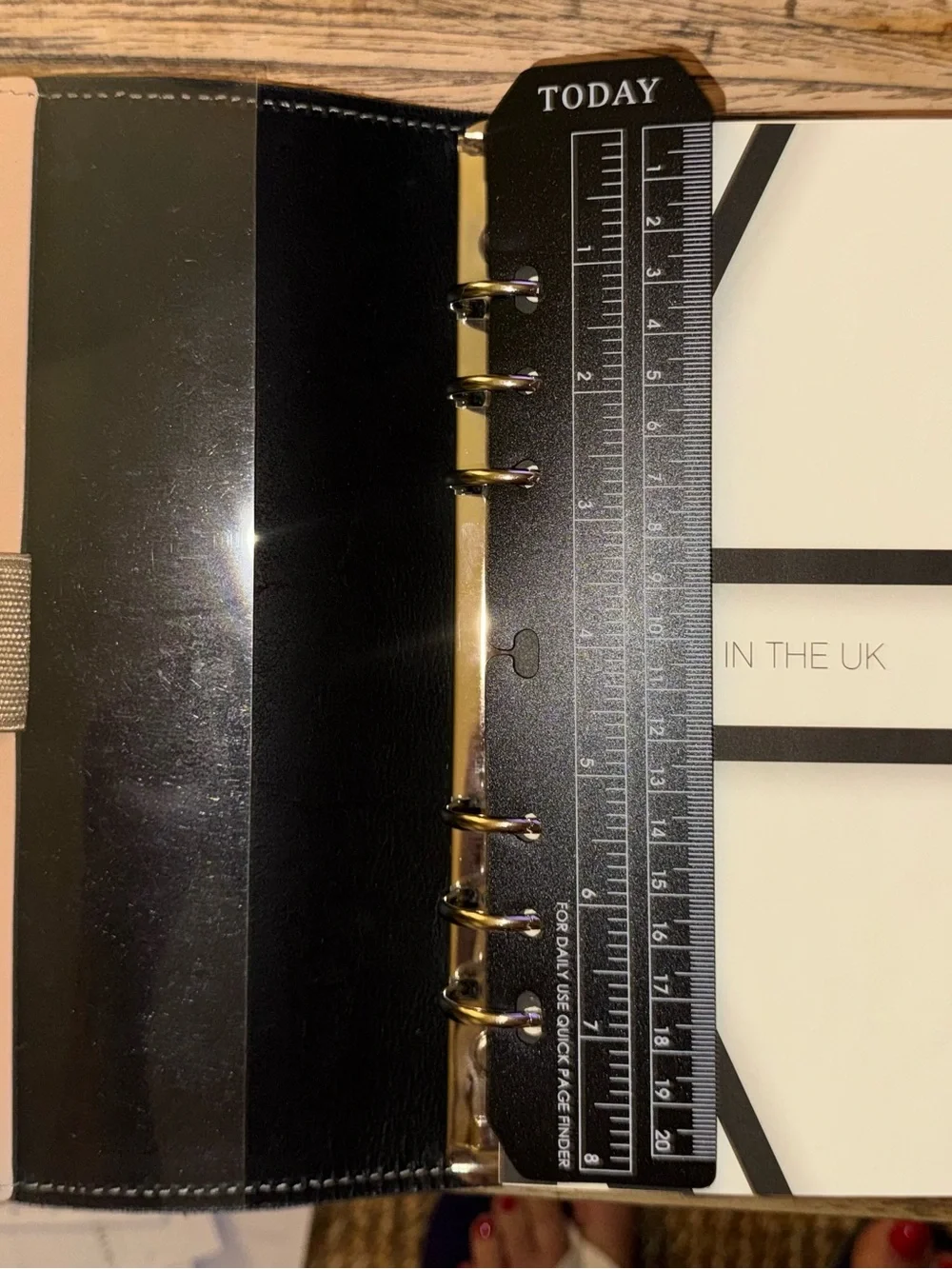 Filofax Nude Patent A5 Leather Organizer